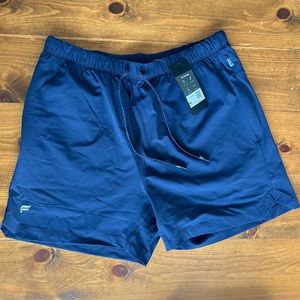 Men’s Fabletics The One Short 5” Large Deep Navy New With Tags
